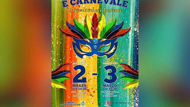“Divertiamoci Insieme”, Carnevale a San Vito Lo Capo
