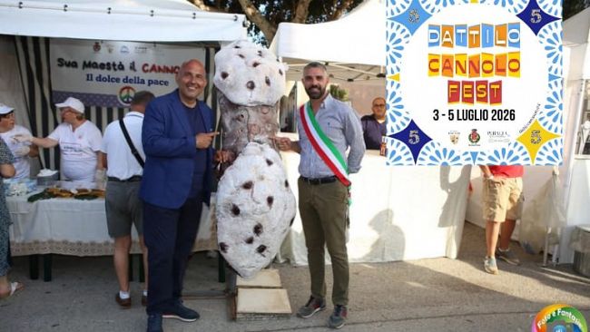 Dattilo Cannolo Fest, ufficializzate le date della quinta edizione: appuntamento dal 3 al 5 luglio prossimi 