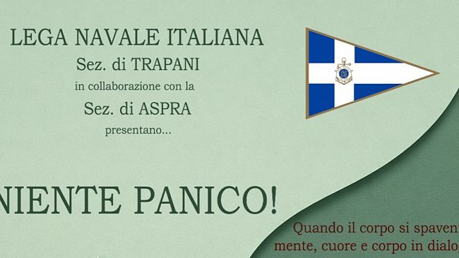 “Niente Panico!”, alla Lega Navale di Trapani incontro su ansia e attacchi di panico