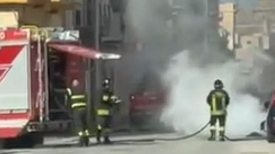 Mazara, moto in fiamme, paura in C.so Armando Diaz