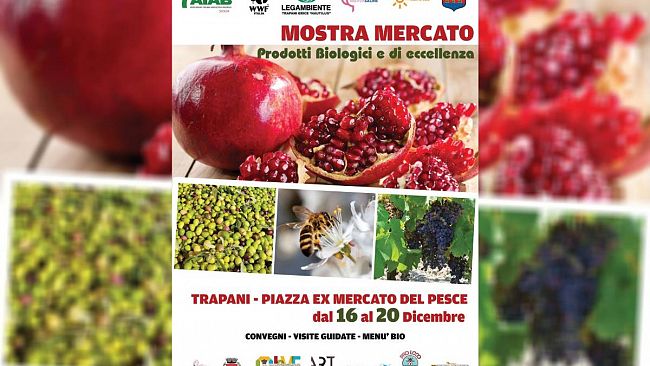 Trapani, una mostra mercato dedicata ai prodotti biologici e di eccellenza