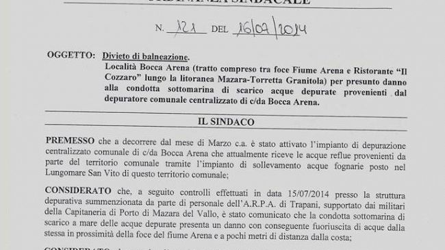Nuovo divieto di balneazione e depuratore comunale, i cittadini vogliono saperne di più