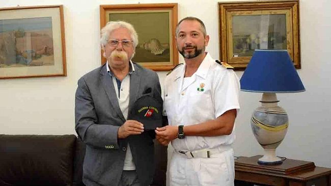 Mazara, Cristaldi incontra il Capitano di Fregata Maurizio ricevuto, neo Comandante della Capitaneria di Porto