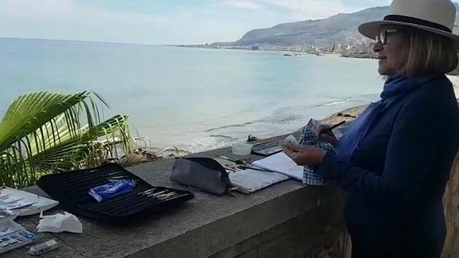Trapani, in città un gruppo di acquerellisti di tutta Italia per dipingere le bellezze del nostro territorio