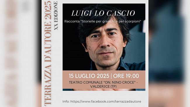 Valderice, Terrazza d’Autore: ​Luigi Lo Cascio inaugura la 20ª edizione