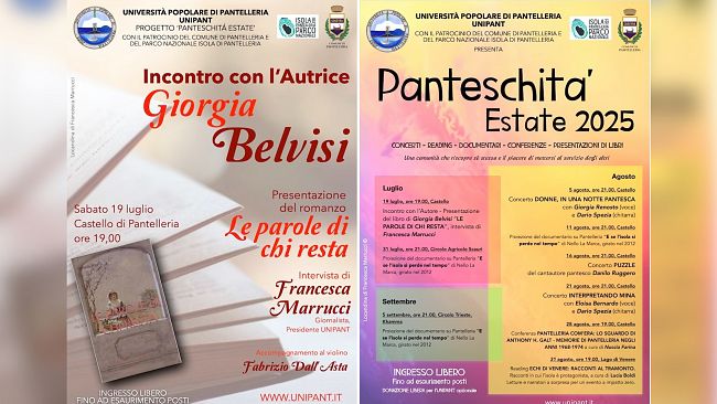 L’Unipant presenta gli eventi estivi di Panteschità Estate 2025