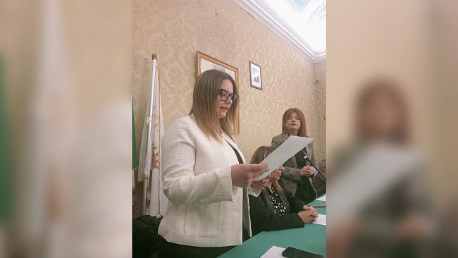 Erice, surroga del consigliere Luigi Nacci con la neo consigliera Sofia Mazzeo