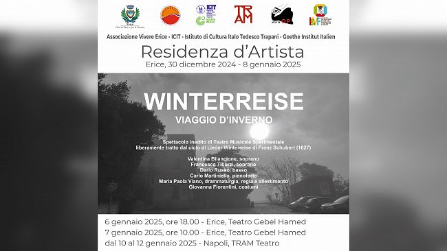 EricèNatale: al Teatro Gebel Hamed la Residenza d'Artista 
