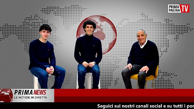 PrimaNews. 6 febbraio: ospiti Giuseppe Sardo e Nicolò Ingargiola rappresentanti studenti Liceo 