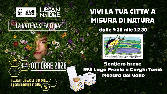 Urban Nature 2026, il WWF invita a scoprire la natura di Mazara del Vallo