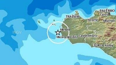 Mar di Sicilia, piccola scossa di terremoto all’alba