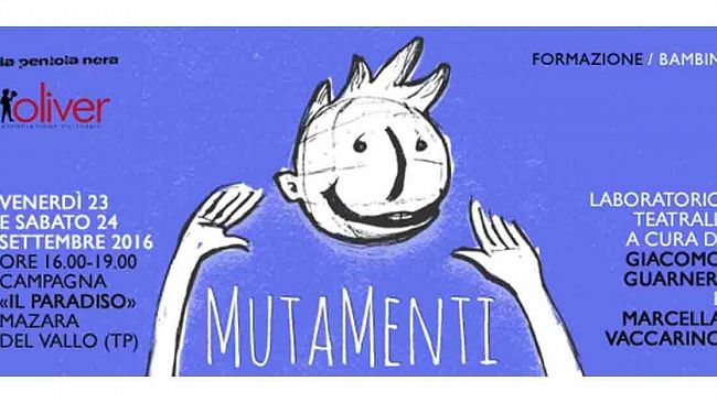 Mazara, MutaMenti: laboratorio teatrale sulla creatività per bambini