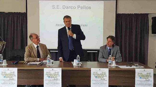 L’intervento del prefetto Darco Pellos e del sindaco Castiglione al convegno “Un Faro nel Mediterraneo”, al CNR di Torretta Granitola