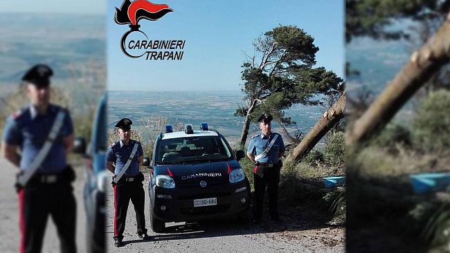 Erice: i Carabiniei identificano e denunciano un piromane