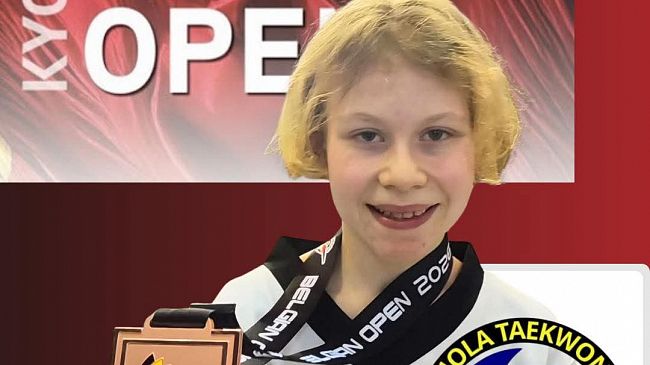 Mazara, altra medaglia  internazionale per Daria Pugliese dell'asd scuola taekwondo Angileri