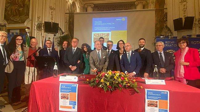 Il Rotary presenta a Marsala la monografia sui teatri antichi e moderni di Sicilia e Malta