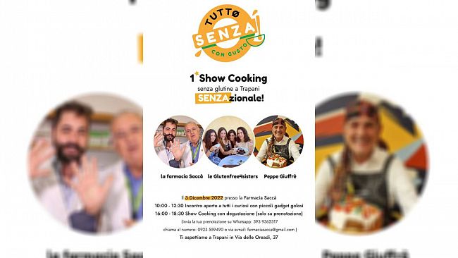 A Trapani il primo show cooking senza glutine