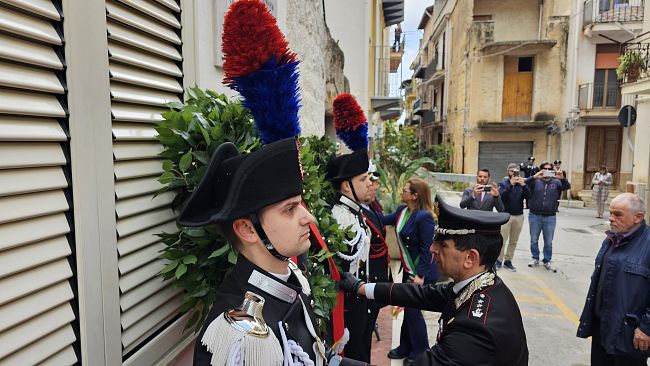 Cinisi, 81 anni fa l'assassinio del brigadiere Miglioranzi, commemorazione sul luogo dell'omicidio