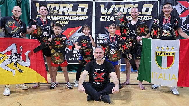 L’ A.S.D. Team Sicilia diretta dal Maestro Cesare Belluardo Campionati Mondiali di Kick Boxing e Boxe