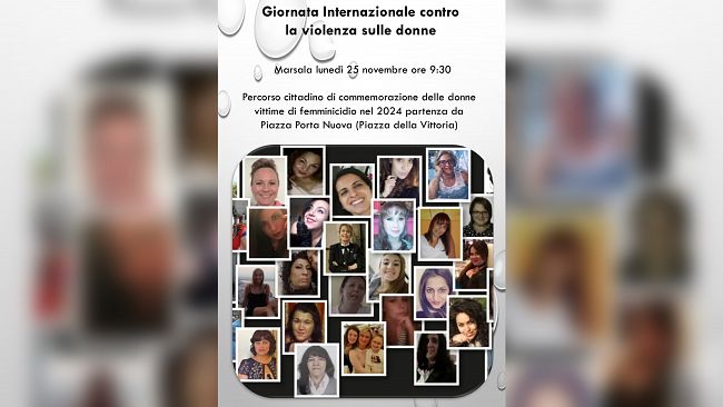 A Marsala una manifestazione in occasione della Giornata Internazionale contro la violenza sulle donne 