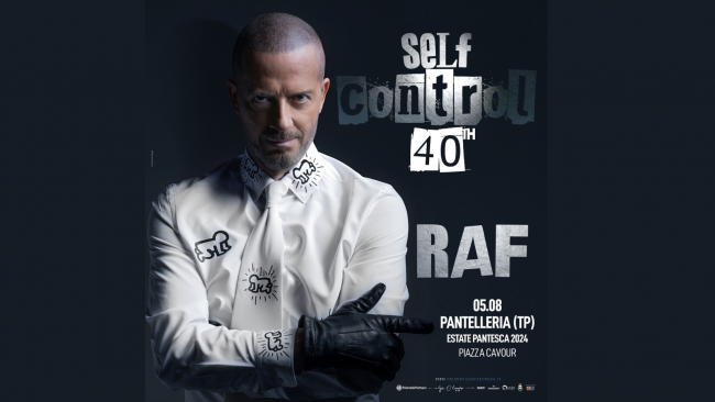 Pantelleria, il 5 agosto il concerto di RAF 