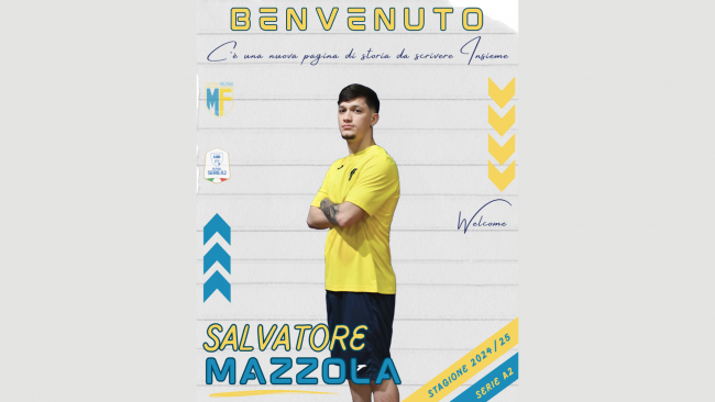 Futsal Mazara, il laterale salvo Mazzola approda alla corte di Mister Bruno 