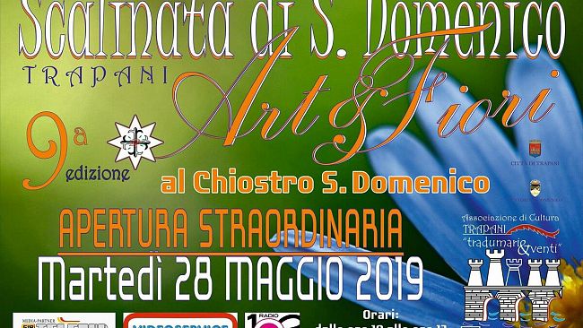 Trapani, “Scalinata Art&Fiori” visitabile anche oggi