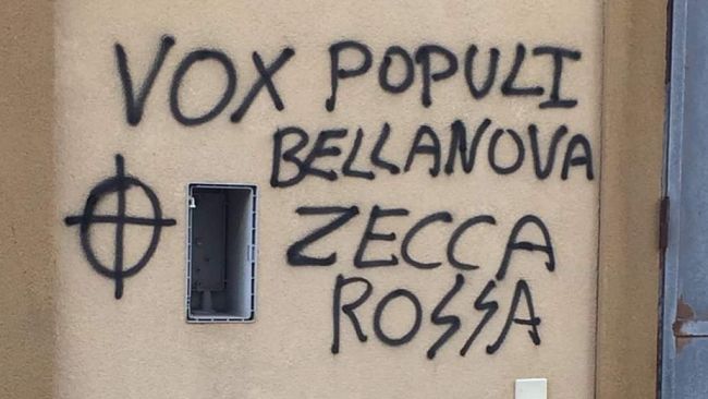 Marsala, domani mattina verrà cancellata la scritta contro la ministra Bellanova