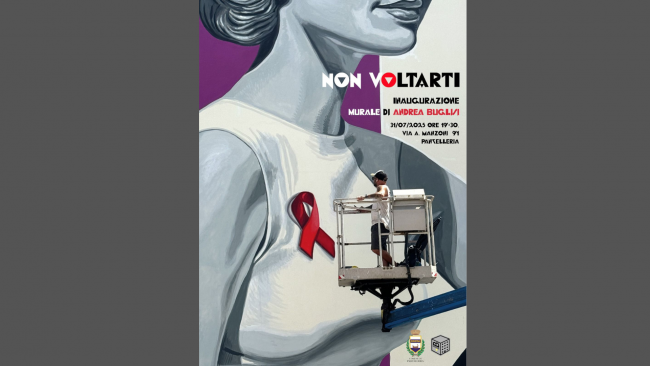 Pantelleria, il 31 luglio l'inaugurazione del murales realizzato dall’artista Andrea Buglisi