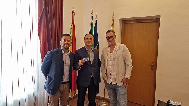 Il sindaco Quinci incontra a Palazzo di Città il Presidente del Futsal Mazara 