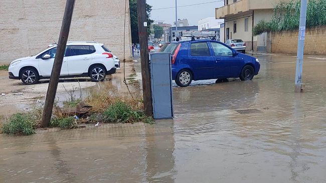 Mazara, il primo temporale autunnale provoca disagi in Città 