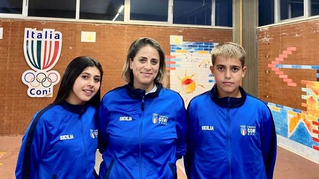 Due atleti del Circolo Schermistico Mazarese al Trofeo Coni 2023