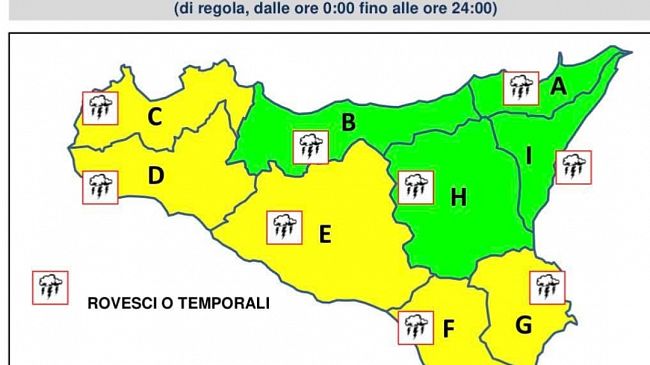Sicilia, la befana porta aria fredda di matrice artica 
