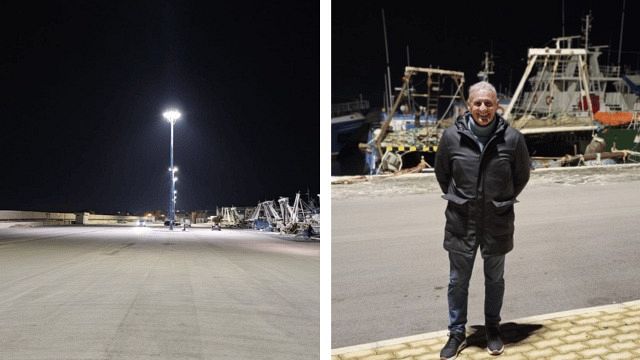 Mazara, torna la luce al porto nuovo:  terminati gli interventi di manutenzione straordinaria