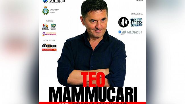 Teo Mammuccari a Marsala con il suo spettacolo ” Più bella cosa non c’è”