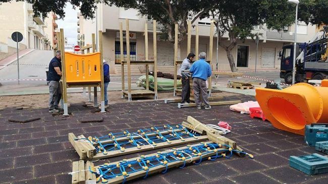 Erice, tornano i giochi per bambini in piazza Pertini