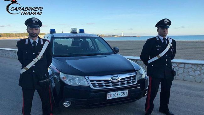 San Vito lo Capo: i Carabinieri arrestano due ladri in flagranza di reato