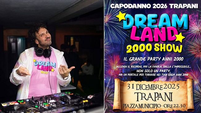 ​Trapani, Capodanno in piazza Municipio con il format Dreamland