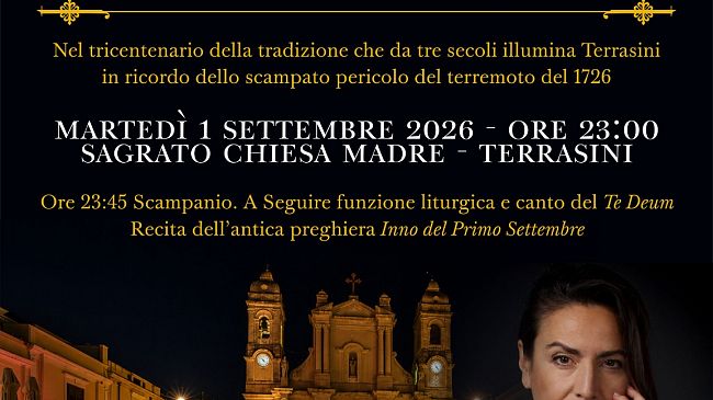 Terrasini ricorda il terremoto del 1726 con 
