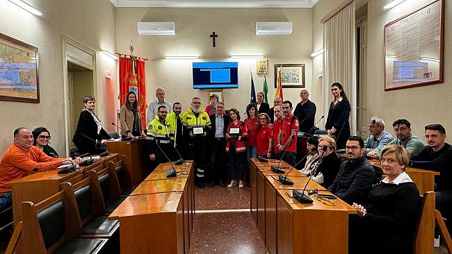 Calatafimi, consegnati riconoscimenti a ERA e Croce Rossa