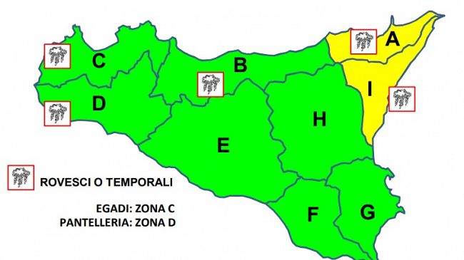 Meteo, condizioni in generale miglioramento in Sicilia occidentale 