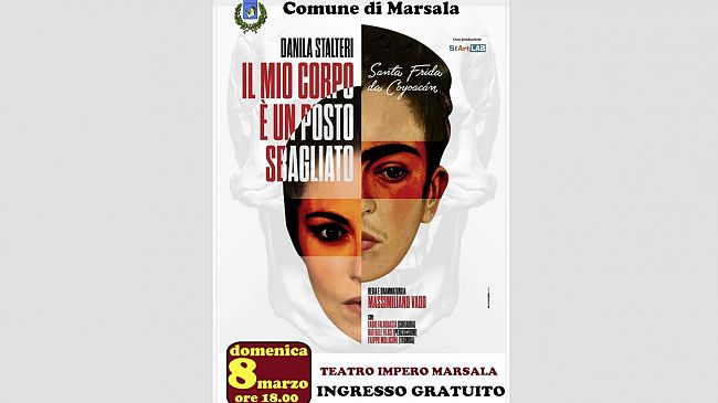 Marsala celebra i diritti delle donne con Frida Kahlo: al Teatro Impero va in scena la libertà