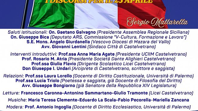 ​“La nostra libertà”: la Galleria Letteraria approda a Palazzo dei Normanni