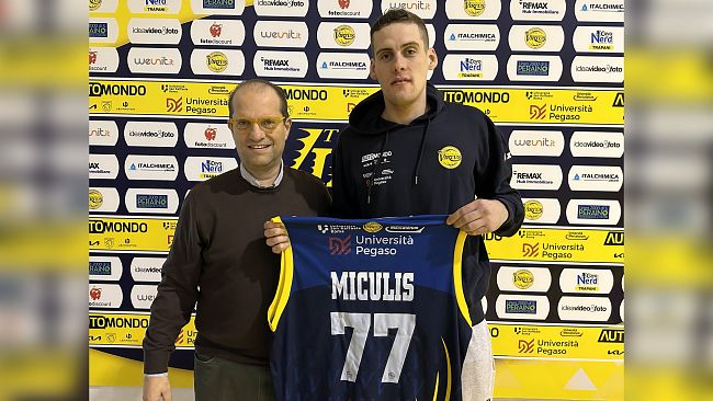Gints Miculis è un nuovo giocatore della Virtus Trapani