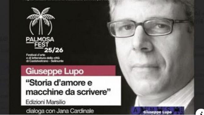 Rinviato l'incontro con Giuseppe Lupo previsto per oggi a Castelvetrano
