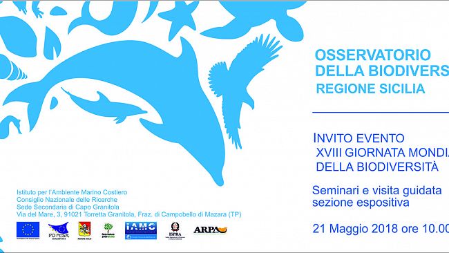 Evento il 21 maggio all’IAMC CNR di Capo Granitola per la XVIII Giornata mondiale della Biodiversità.