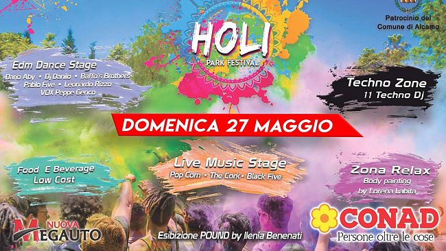 Alcamo, torna “Holi Park Festival”