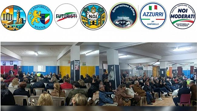 Campobello, Amministrative 2026, presentato il programma elettorale della coalizione di 7 movimenti
