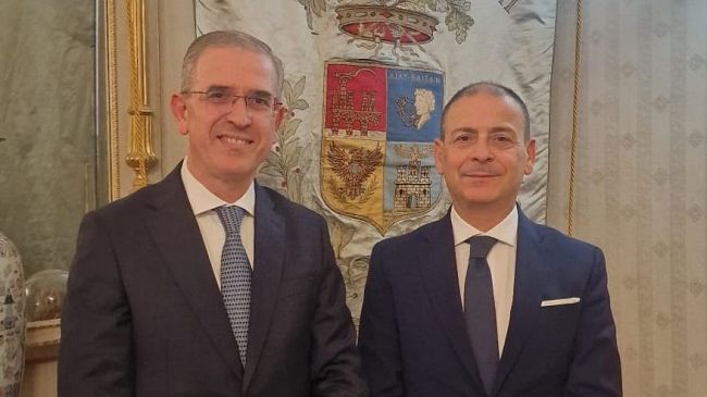 L'europarlamentare Falcone (FI) in visita istituzionale al Libero Consorzio Comunale di Trapani