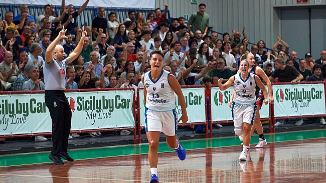 Basket femminile. La Sicily by Car parte con il piede giusto in serie A2: vittoria all’esordio